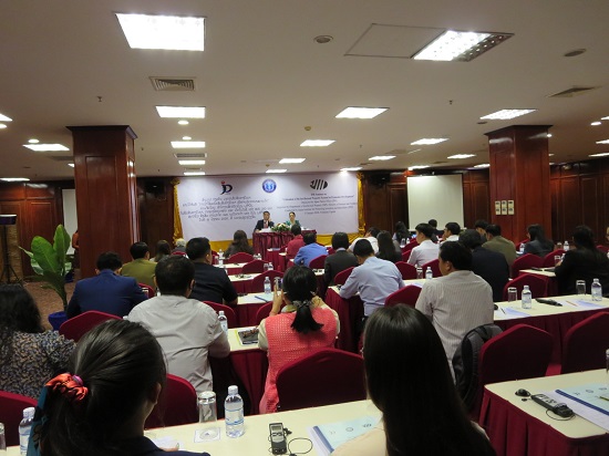 (photo)Seminar hall in Vientiane