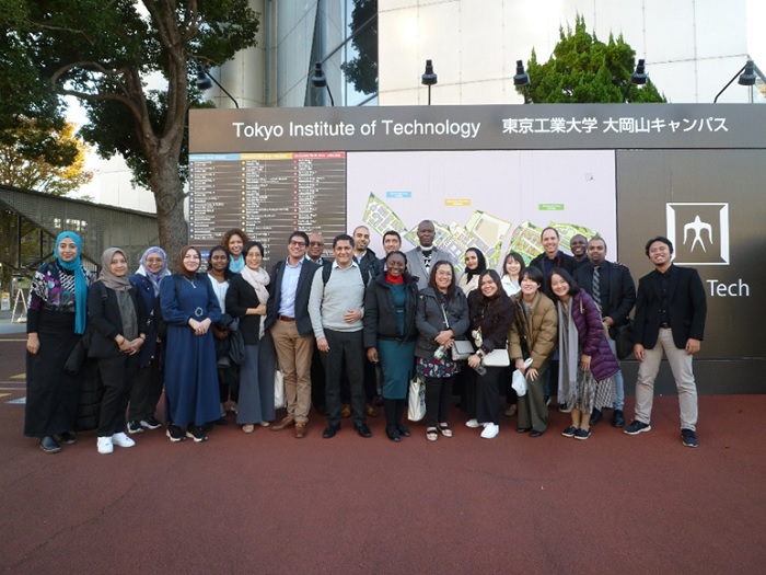 (Photo)Facility Visit at Tokyo Institute of Technology Tokyo Institute of Technology, Thank you for your cooperation