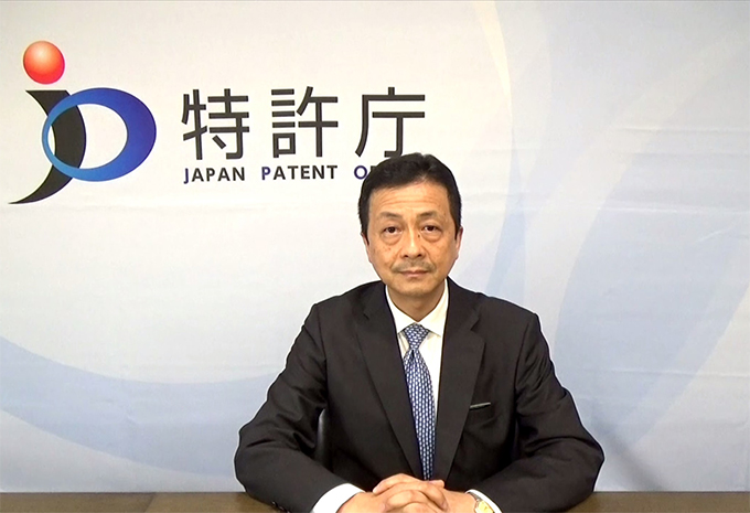 (Photo-1) Remarks by Mr. MORI Kiyoshi, Commissioner of the JPO