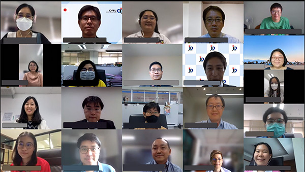 (Photo-1) Live Streaming lecture (Follow-up training)