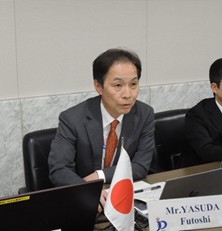 (Photo-2) Mr. YASUDA Futoshi, Deputy Commissioner of the JPO