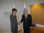 Mr. Enjrvi, President of the NBPR and Mr. Suzuki, Commissioner of the JPO