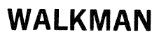 letter trademark (WALKMAN)