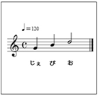 音商標の例