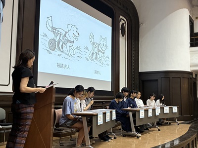 （写真）ロールプレイの様子