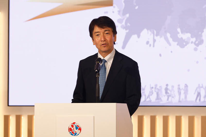 （写真）特許庁長官からの祝辞