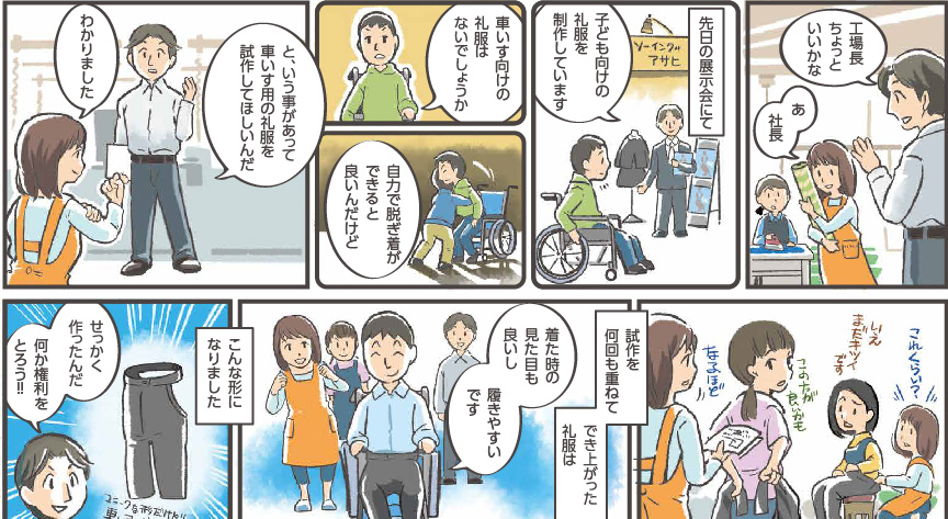 あなたの悩み、解決します　第1回 知財総合支援窓口へようこそ！ CASE1 ソーイングアサヒ株式会社の画像