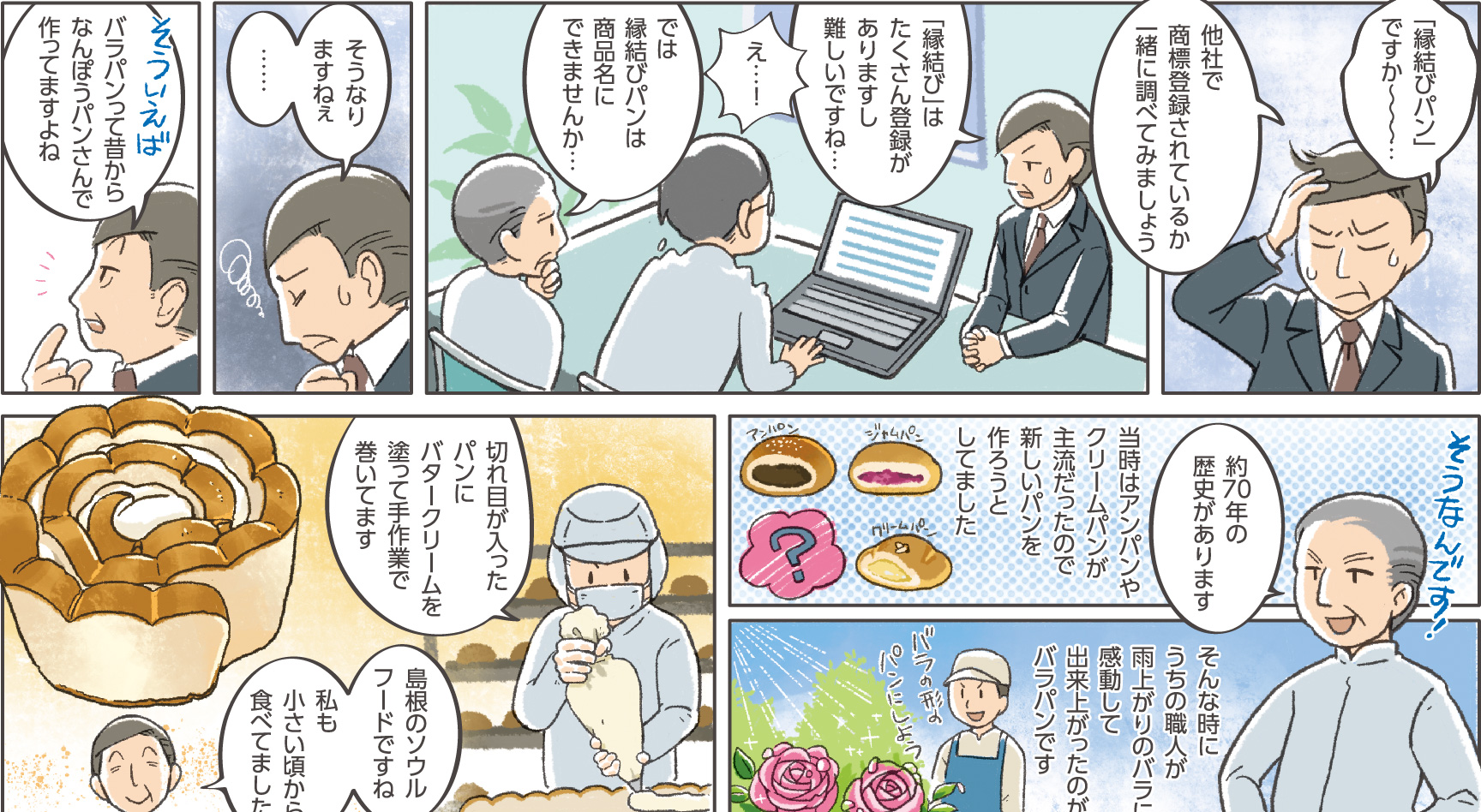 あなたの悩み、解決します　第3回 知財総合支援窓口へようこそ！ CASE3　有限会社なんぽうパンの画像