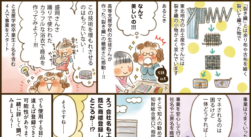 あなたの悩み、解決のお手伝いをします INPIT 知財総合支援窓口へようこそ！　CASE6　株式会社幸呼来Japanの画像
