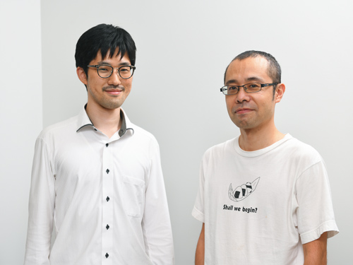 （左）IP & Legal Team 片山晴紀氏、（右）IP & Legal Teamリーダ 木本大介氏のプロフィール写真