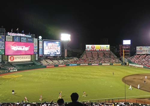 プロ野球の試合観戦