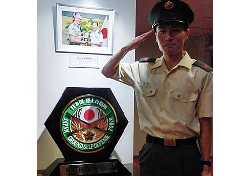 予備自衛官として訓練に参加しています