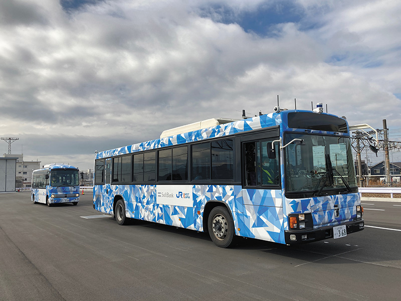 隊列走行・自動運転BRT