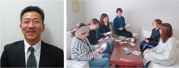 （左）北海道知財総合支援窓口 吉川様 （右）能戸フーズ株式会社の皆様