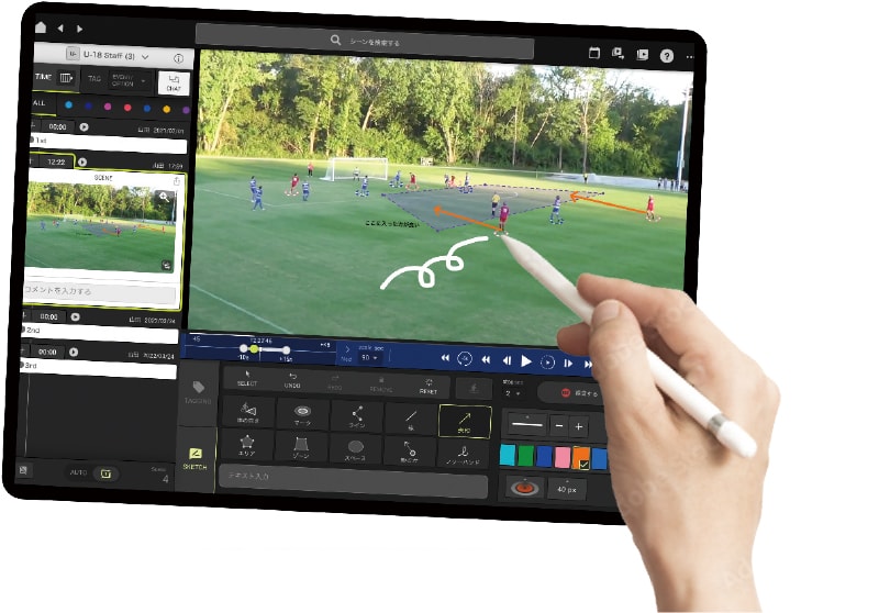 フィールドスポーツ分析ツール「FL‐UX」