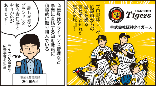知財戦略どうやって取り組んでいるの？「株式会社阪神タイガース