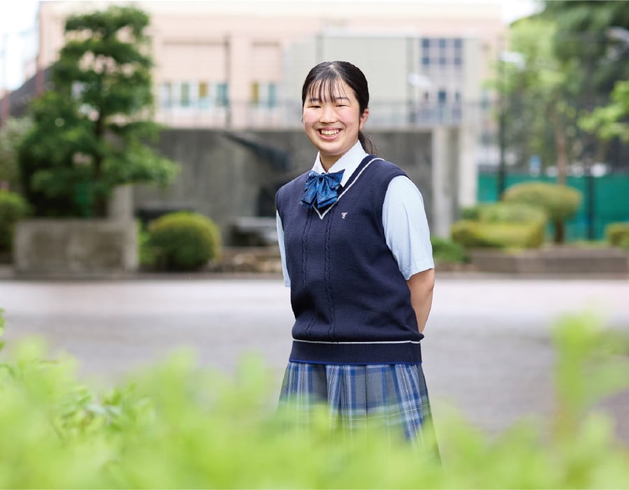 東海大学付属相模高等学校中等部3年 嘉手納 杏果さん