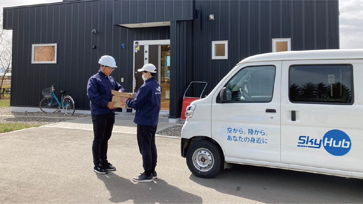 2023年12月の北海道上士幌町での実証実験では、日本初の「ドローン飛行レベル3.5」での配送を実施