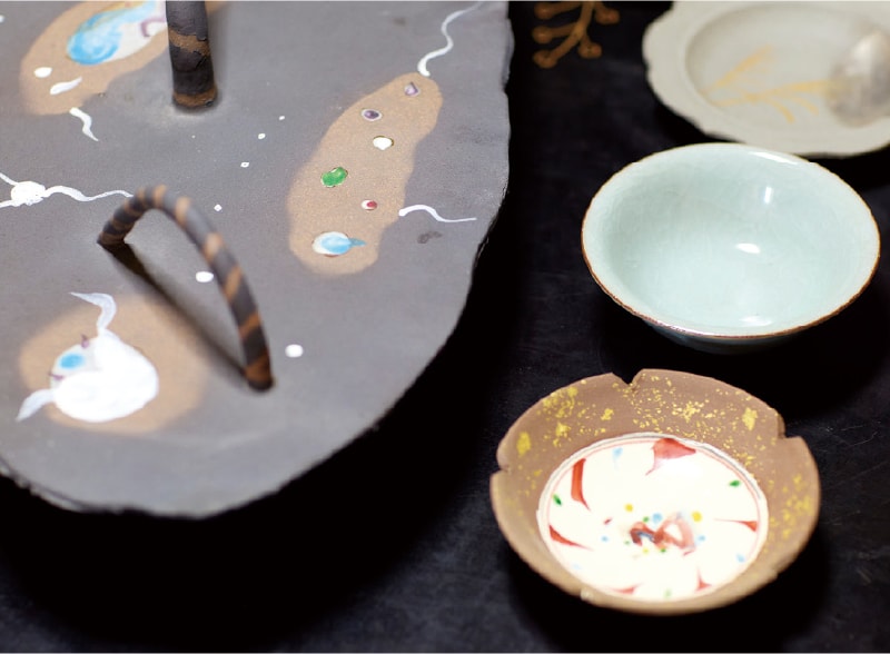信楽陶芸展審査委員特別賞受賞作の大皿