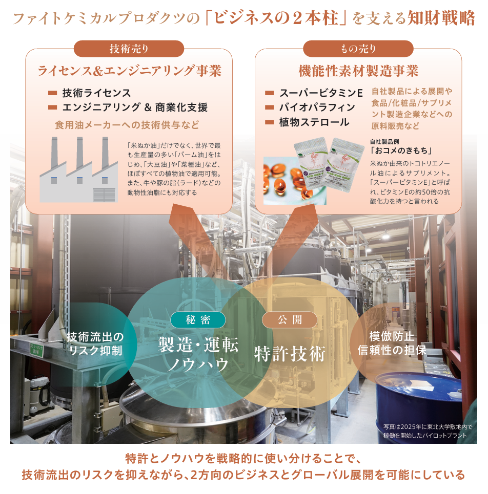 ファイトケミカルプロダクツの知財戦略