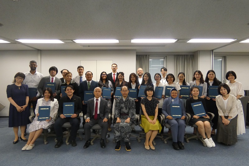 （写真）修了式の様子