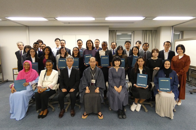 （写真）修了式の様子