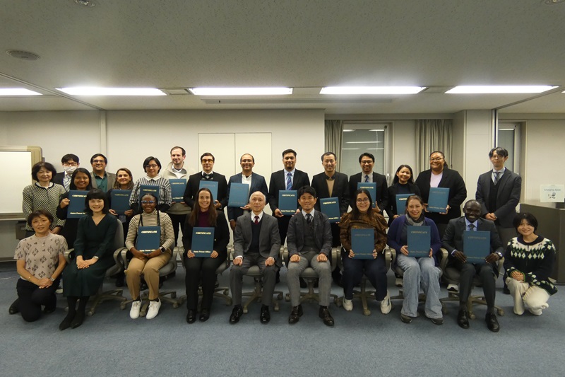 (写真)修了式の様子