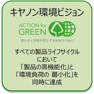 （イメージ画像）キヤノン環境ビジョン