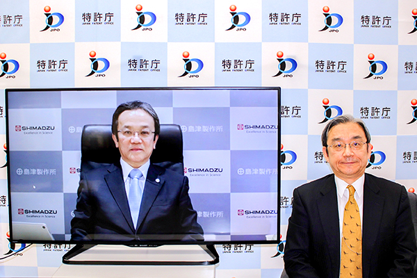 （写真）株式会社島津製作所との意見交換の様子