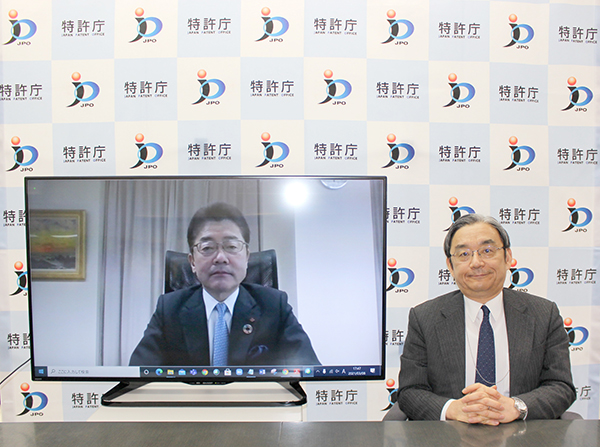（写真）住友化学株式会社との意見交換 岩田社長・糟谷長官