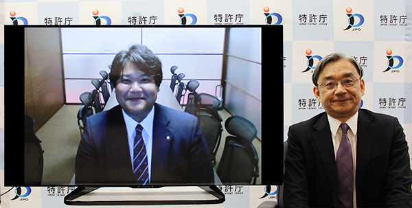 （写真）ビデオ会議の様子