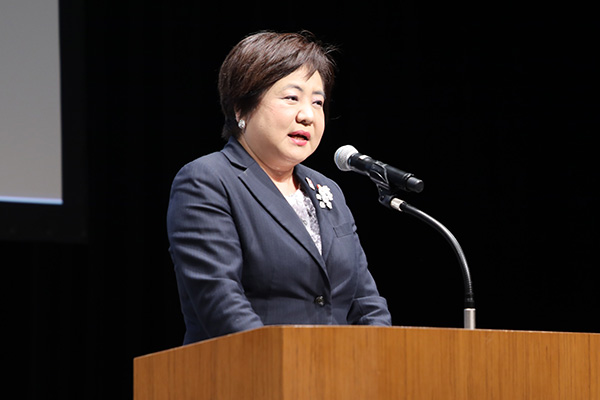 （画像5）日本弁理士会会長 杉村 純子 氏