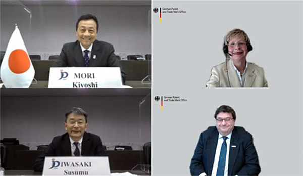 （画像1）ルドルフシェファー長官（ドイツ）との会談