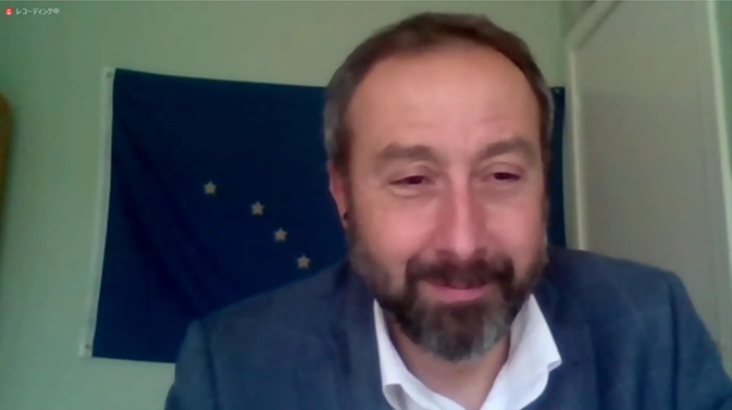 Photo - European Commission Head of IPR unit, Mr. KILJANSKI in the presentation