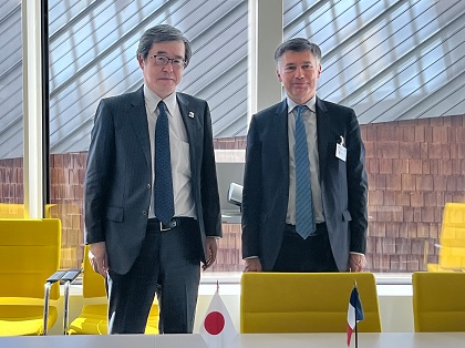 (Photo)Meeting with INPI France's Director General Faure