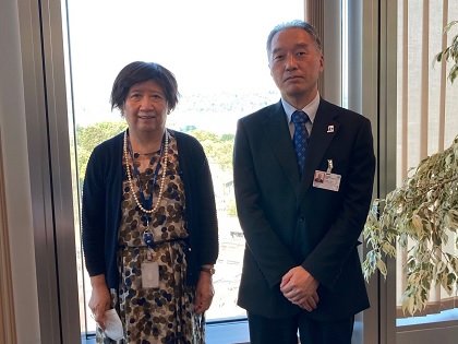 (Photo)Meeting with WIPO’s DDG Wang