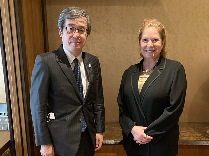 (Photo) Meeting with Under Secretary of Commerce for Intellectual Property and Director of the United States Patent and Trademark Office ’s Director Vidal