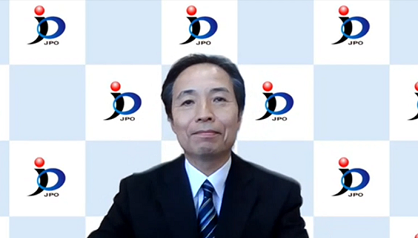 (画像1)安田審判部長によるビデオメッセージの様子