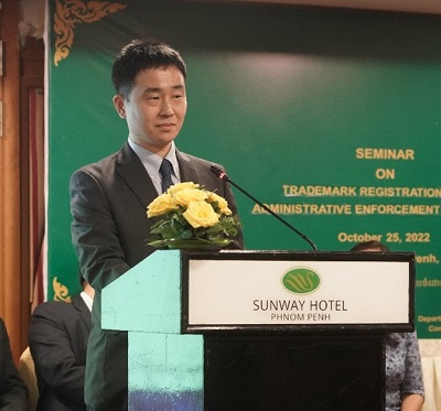 Photo - Opening Remarks (JPO: Mr. Okamoto, Director of the Regional Cooperation Office)