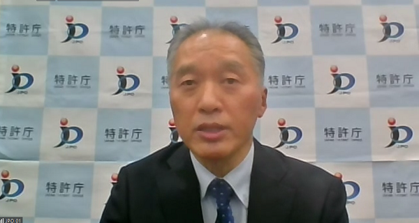 （写真）JPO桂特許技監による挨拶の様子