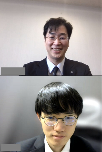 （画像）植木賢さんと三尾雅人さんの対話の様子