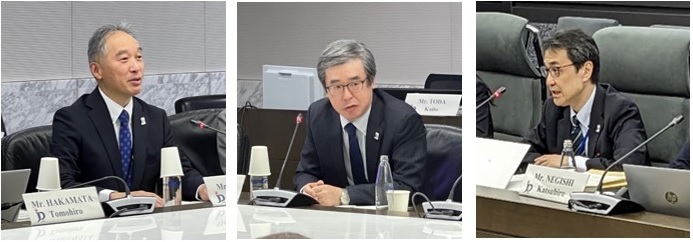 （画像2）桂技監 濱野長官 野村審査業務部長