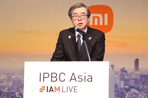 （写真）濱野長官　基調講演の様子