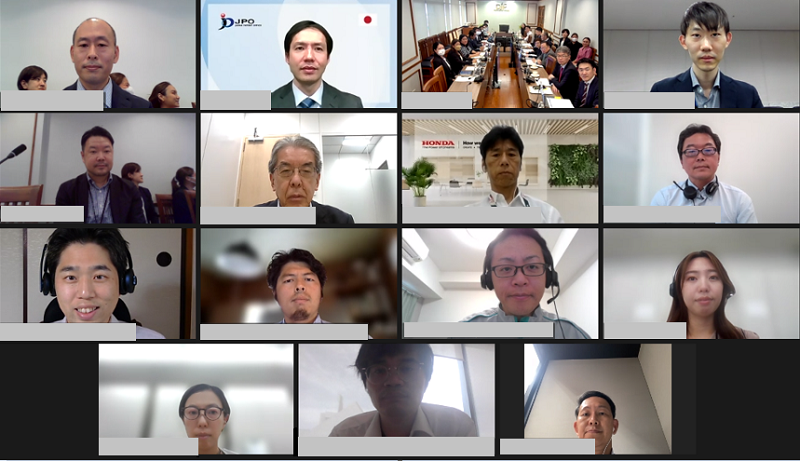 （画像）オンライン参加の様子