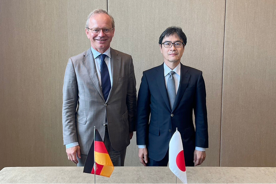 （画像）ヴィヒャルト副局長（ドイツ連邦司法省）との会談