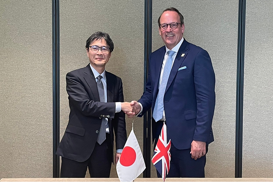 （画像）ウィリアムス長官 （イギリス）との会談