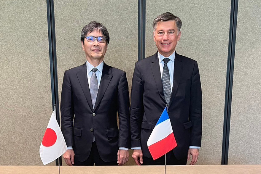 （画像）フォール長官（フランス）との会談