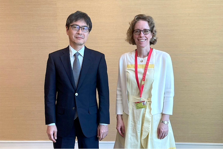 （画像）シャマルタン長官（スイス）との会談