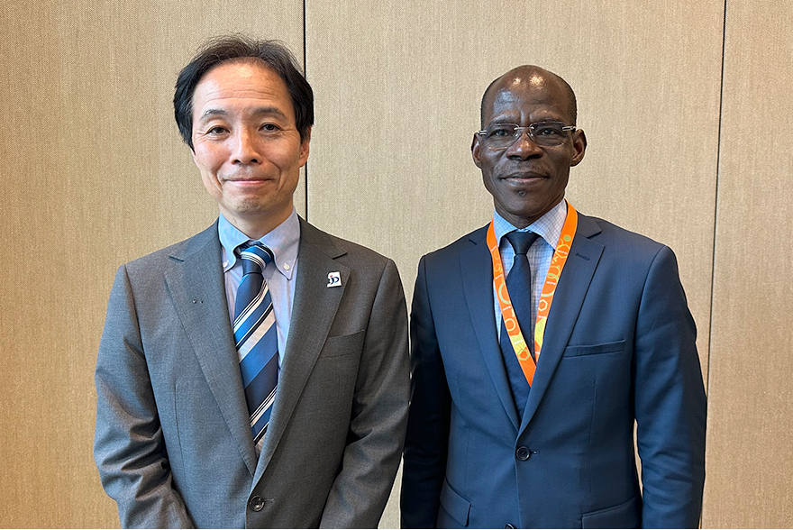 （画像）ボウスー長官（アフリカ知的財産機関）との会談