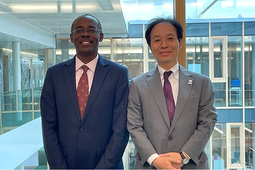 （画像）クワクワ事務局長補（WIPO）との会談